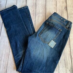 CABI Slim Boyfriend Patchwork Jeans 0